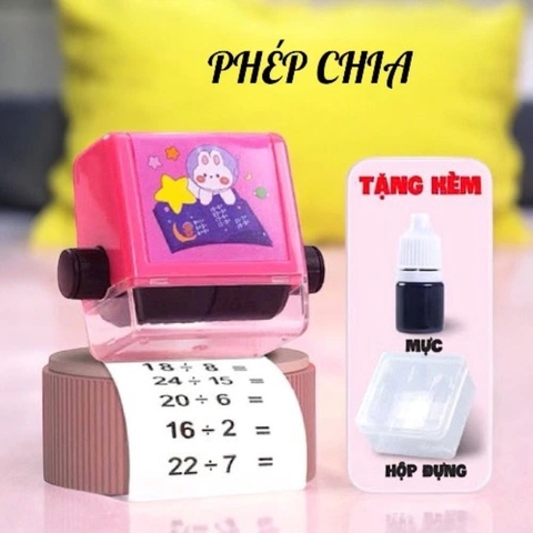 NTCT1. Con lăn máy tạo, in phép tính thông minh dành riêng cho bé 4,5x5xcm