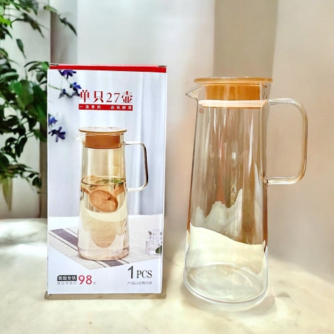 PN. Bình thủy tinh vàng hổ phách 1.8L No.JY-27H1