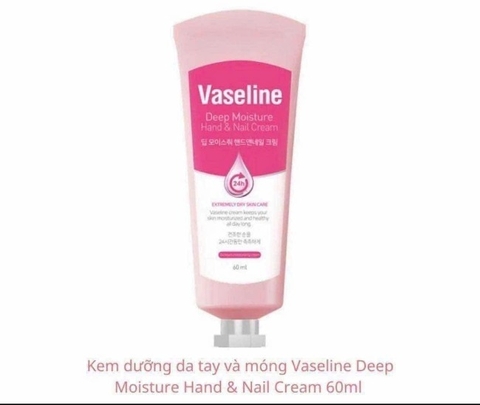 Kem Dưỡng Da Và Móng Tay Vaseline Deep Moisture Hand & Nail Cream 60ml