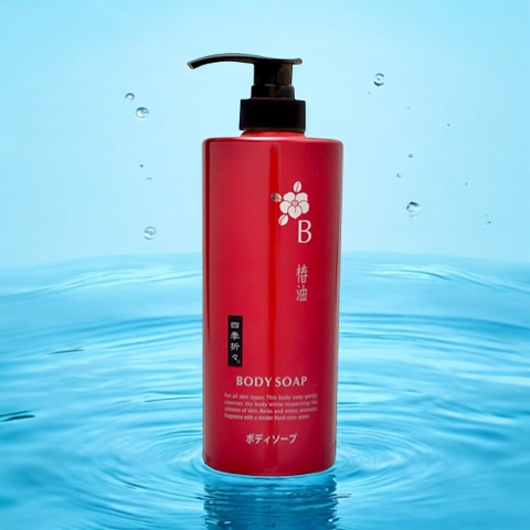 Sữa tắm chiết xuất hoa trà Tsubaki Kumano Nhật Bản 600ml