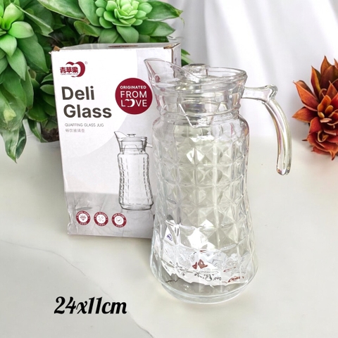 Bình thủy tinh Deli Glass 1,7L