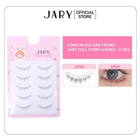14.5 Lông mi gân trong Jary Full Strip Lashes 5 hàng (có sẵn keo)