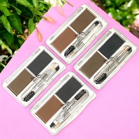Phấn kẻ lông mày dạng bột 2 ô Mira Eyebrow Powder 7g