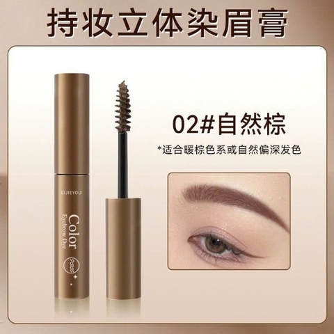 Kem Nhuộm lông mày Lijieyou tự nhiên không thấm nước, lâu trôi