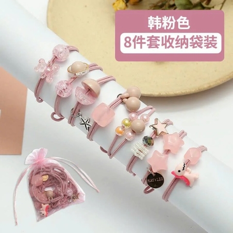 9.2 Sét 2 dây cột tóc công chúa dễ thương (ngẫu nhiên)