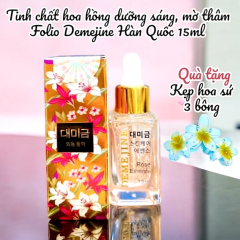 Tinh chất hoa hồng dưỡng sáng, mờ thâm Folio Demejine Hàn Quốc 15ml