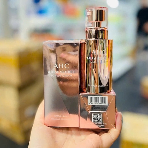 Kem dưỡng trắng da nâng tone AHC Aura Secret Toneup Cream SPF30/PA++50g