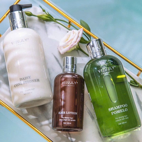 Dầu Gội Bưởi Vijully Pomelo Shampoo Làm Mượt Và Giảm Rụng Tóc 350ml