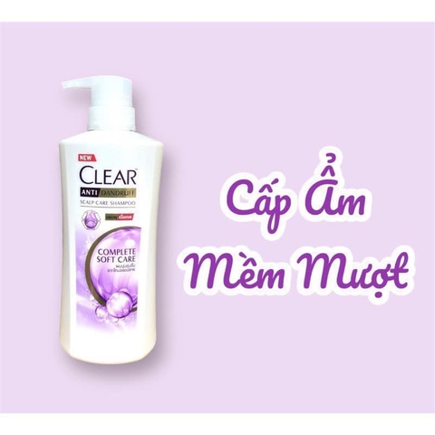 Dầu gội trị gàu, dưỡng mềm tóc Clear Anti-Dandruff Shampoo 400ml