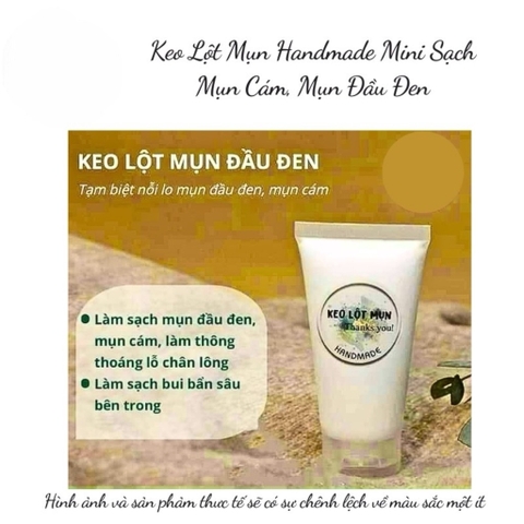 14.11 Keo Lột Mụn Handmade Mini Sạch Mụn Cám, Mụn Đầu Đen