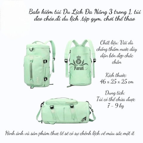 Balo Du Lịch Lucky Man 46*32*15cm #B6005