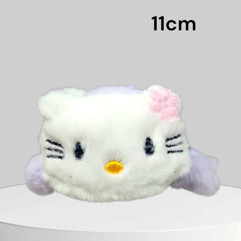 15.1 Kẹp tóc lông Hello Kitty 11cm