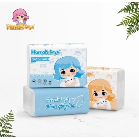 19.12 Khăn giấy lụa Hannad-Seyo (240 tờ /4 lớp)