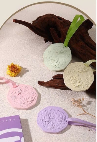 16.5 Sáp thơm xe, tủ quần áo dạng thạch cao hình hoa CLTI