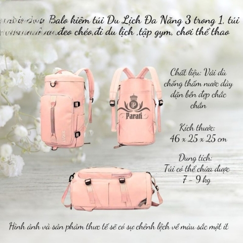 Balo Du Lịch Lucky Man 46*32*15cm #B6005