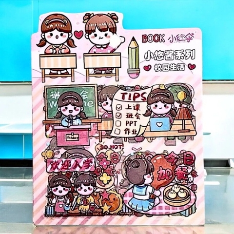 Sét 5 tấm sticker siêu cute Nội Địa Trung