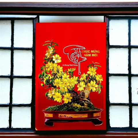 Thiệp chúc mừng năm mới 12,5x19cm