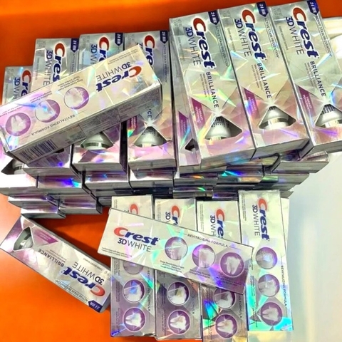 Kem đánh răng Crest 3D White Brilliance bản nâng cấp 99g chính hãng USA