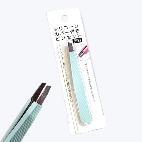 Nhíp inox tay cầm bọc silicon 9,6cm