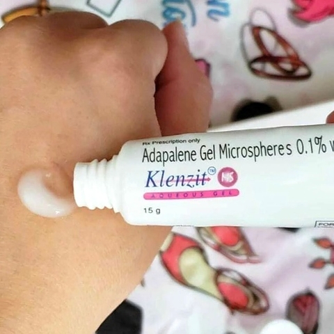 [Ấn Độ]Gel Trị Mụn Klenzit MS Aqueous Gel Mụn Ẩn, Mụn Viêm, Mụn Đầu Đen 15g