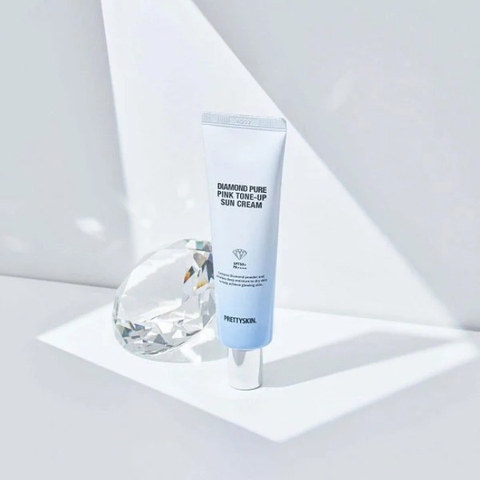 Kem chống nắng Kim cương PrettySkin Diamond Pure Pink Tone Up Sun Cream 50ml