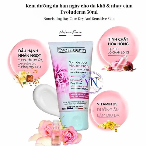 Kem dưỡng ẩm ban ngày Evoluderm 50ml