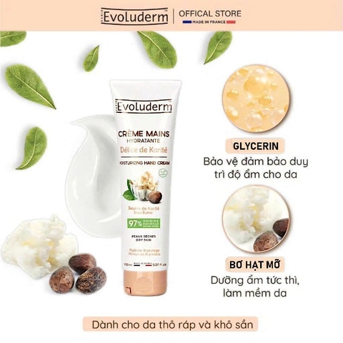 Kem dưỡng da tay Evoluderm 150ml