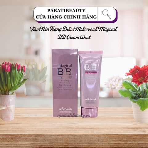 Kem Nền Trang Điểm Mik@vonk Magical BB Cream Hàn Quốc 60ml