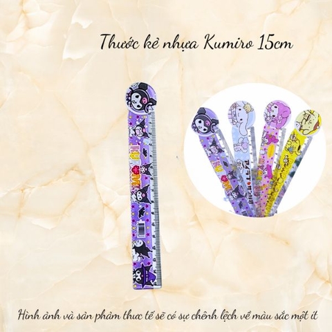 Thước kẻ nhựa Kumiro 15cm
