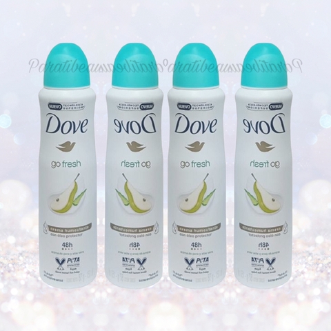 Xịt Khử Mùi Dove Dưỡng Da Mềm Mịn 48H Hương Go Fresh Pera Y Aloe Vera 150ml