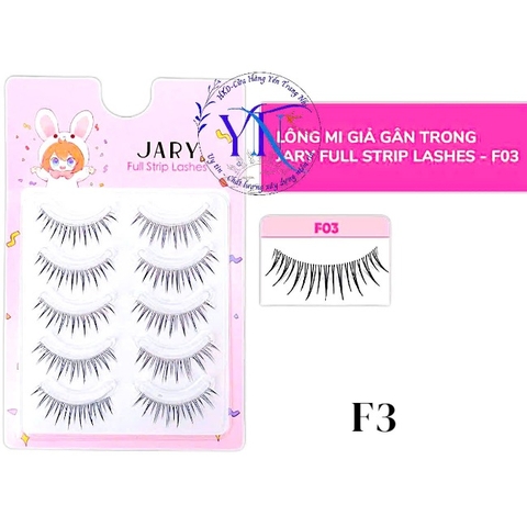 14.5.Lông mi giả gân trong JARY Full Strip Lashes (chưa có keo)