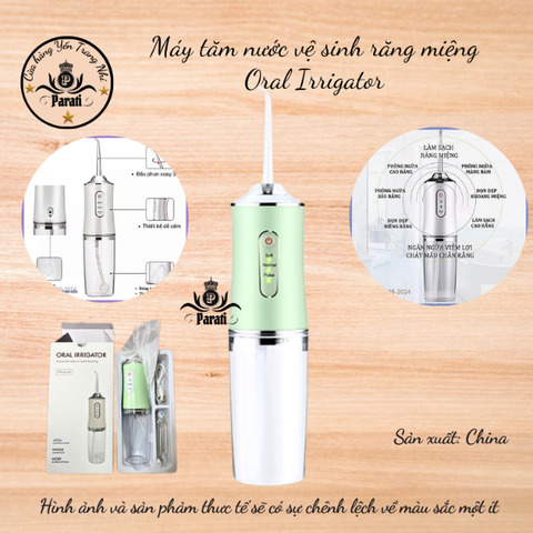 CT2. Máy tăm nước vệ sinh răng miệng Oral Irrigator 220ml