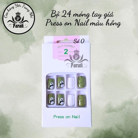 Bộ 24 nail giả Press on Nail G