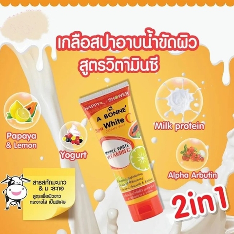 16. Muối Tắm Tẩy Tế Bào Chết Vitamin C Spa A Bonne Thái Lan 350g