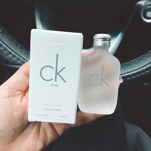 Nước Hoa Calvin Klein CK One EDT Chính Hãng Mỹ 15ml - Trắng