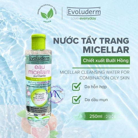 Nước tẩy trang Evoluderm 250ml