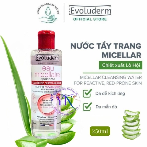 Nước tẩy trang Evoluderm 250ml
