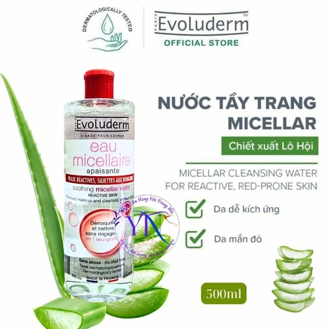 Nước tẩy trang Evoluderm 500ml