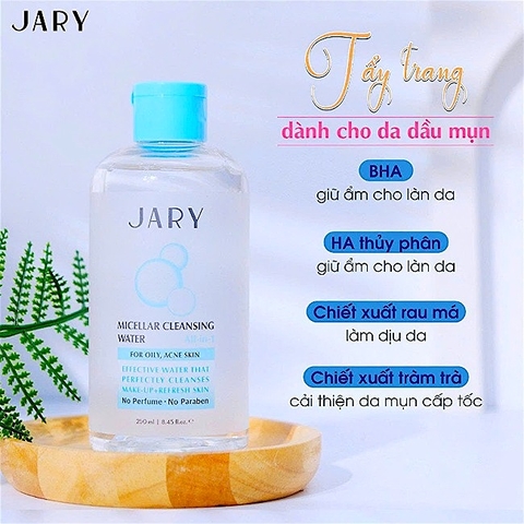 Nước tẩy trang Jary Micellar Cleansing Water 250ml