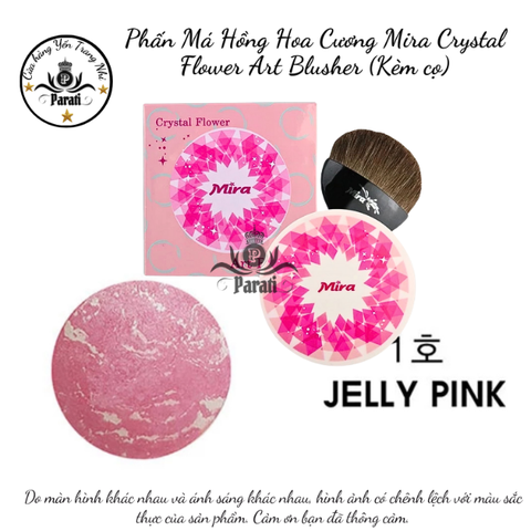 Phấn Má Hồng Mira Crystal Flower Art Blusher Hoa Cương