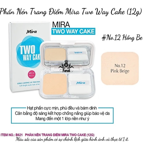 Phấn Nén Trang Điểm Mira Two Way Cake (12g)