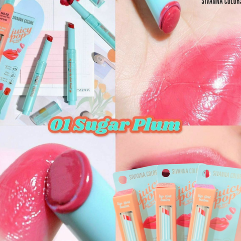 16.3 Son thỏi Sivanna Juicy Pop Lip Tint Blam HF640