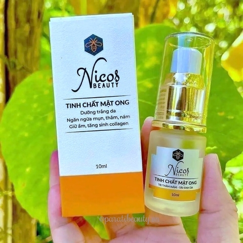 Serum Nicos Beauty Tinh Chất Mật Ong Dưỡng Da, Ngăn Ngừa Mụn 10ml