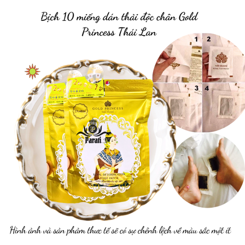 Miếng dán thải độc chân Gold Princess Thái Lan