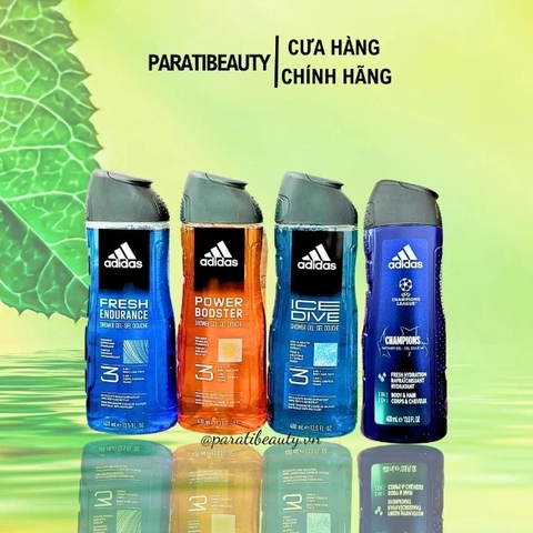 Sữa Tắm Gội Rửa Mặt Toàn Thân A.di.das 3in1 Dành Cho Nam 400ml