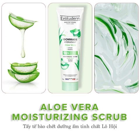 Tẩy tế bào chết dưỡng ẩm da mặt Evoluderm 150g