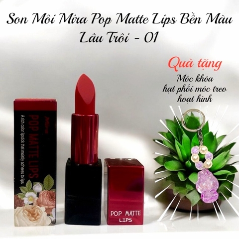 16.3 Son Môi Mira Pop Matte Lips Bền Màu Lâu Trôi