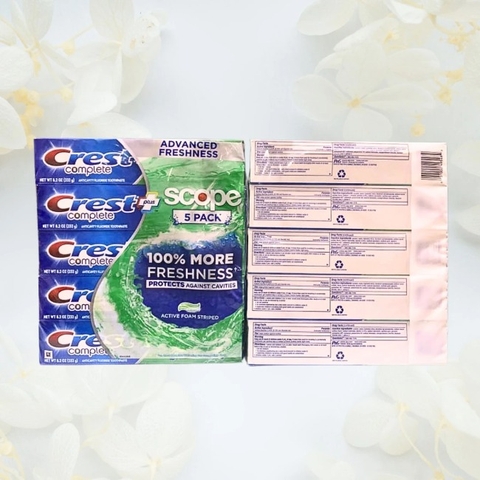 Kem đánh răng Crest Scope Advanced Freshness  232g