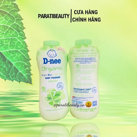 Phấn Rôm Dnee Organic Baby Powder Thái Lan 350g