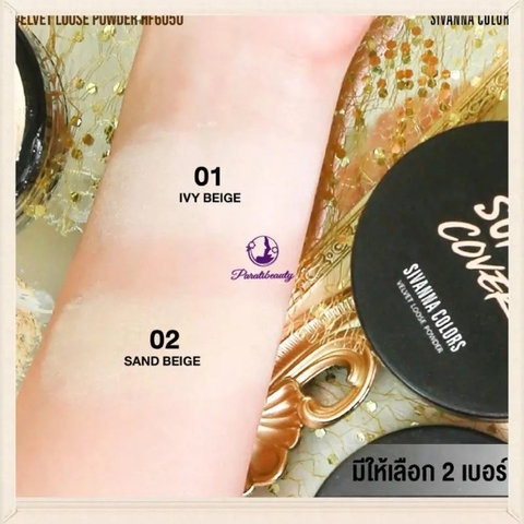 Phấn Phủ Dạng Bột Kiềm Dầu, Chống Nắng Sivanna Velvet Loose Powder HF6050